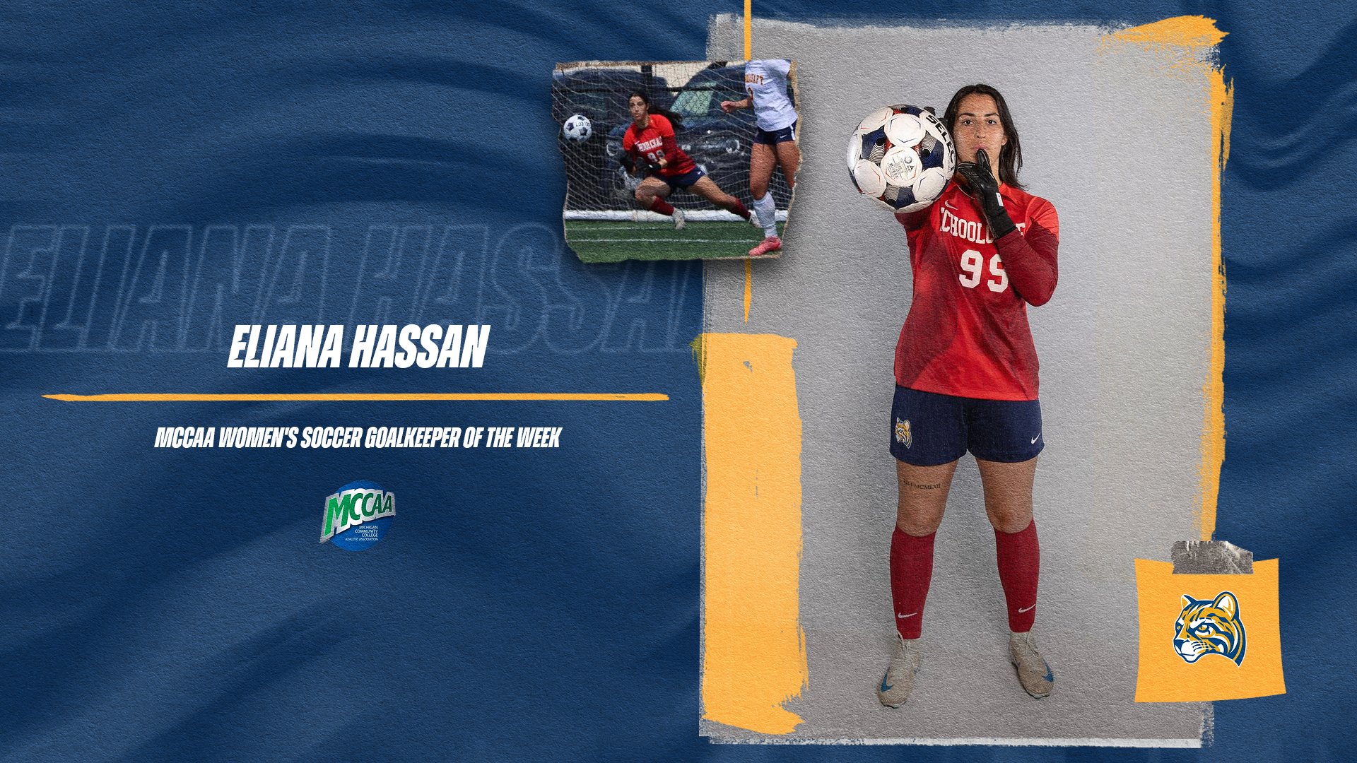 Hassan Earns MCCAA Goalkeeper of the Week